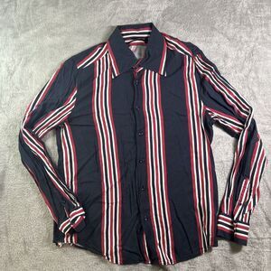 Devils Advocate Striped Multi Color Long Sleeve Large